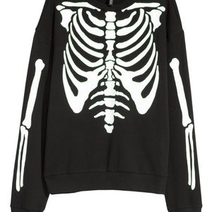 H&M Skeleton Sweatshirt
